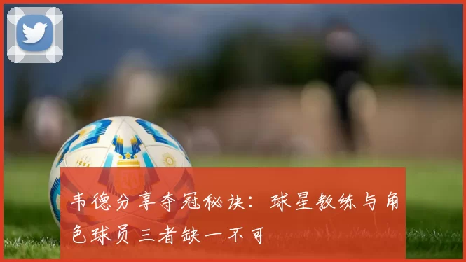 韦德分享夺冠秘诀：球星教练与角色球员三者缺一不可